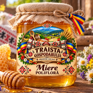 Miere polifloră din stupina proprie-800 g